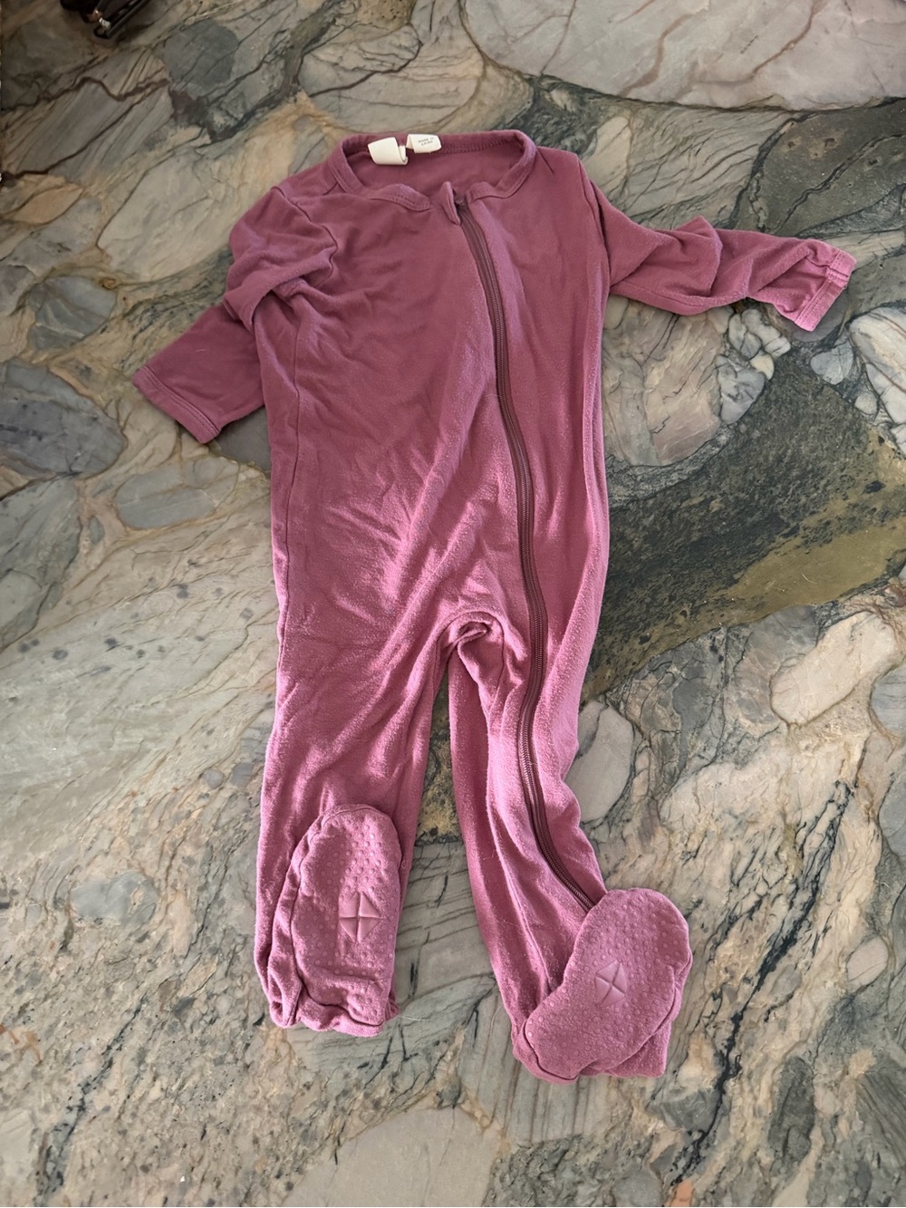 Kyte BABY Mulberry Footed One-Piece Pajama Zip Footie